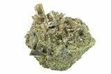 Clinozoisite and Epidote Crystal Cluster - Peru #256154-1